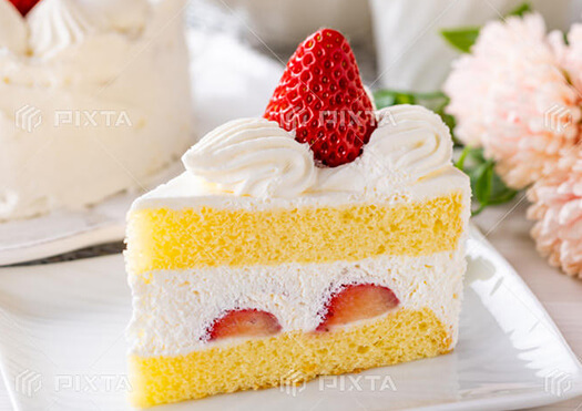イチゴのケーキ