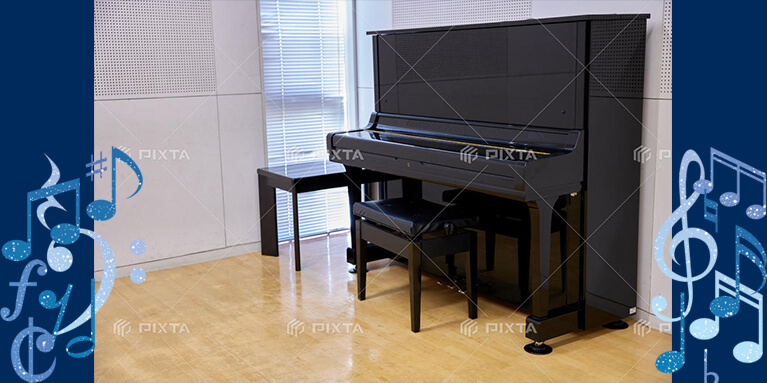 アップライトピアノ室
