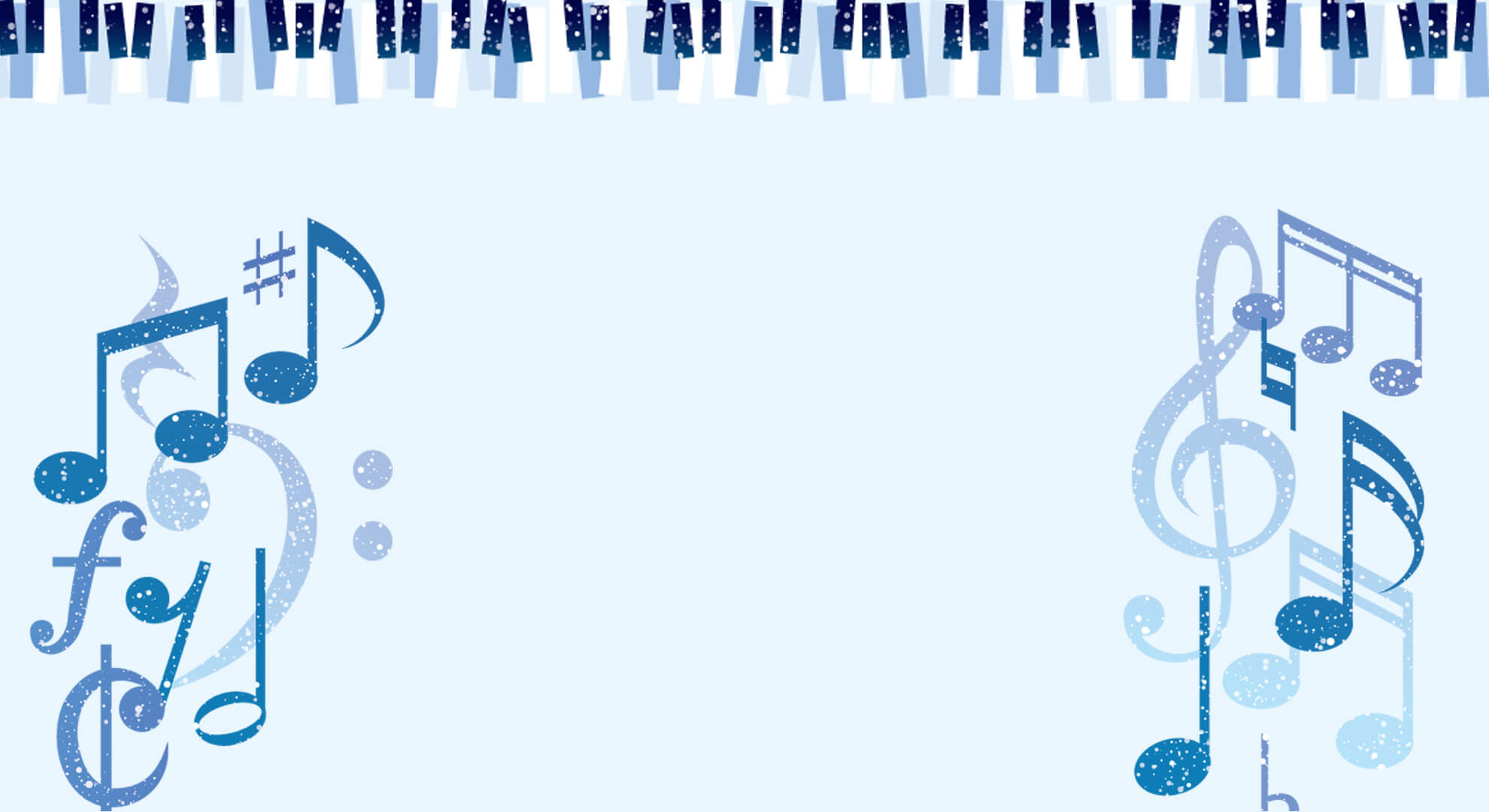 ピアノと音符の背景画像
