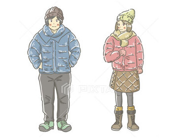 冬（11月～4月）服装例
