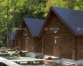 コテージ外観の様子